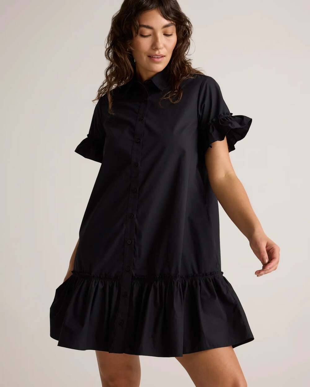 Quince Black Dress